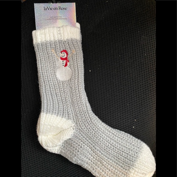 Holiday Snowman Socks - Picture 1 of 2